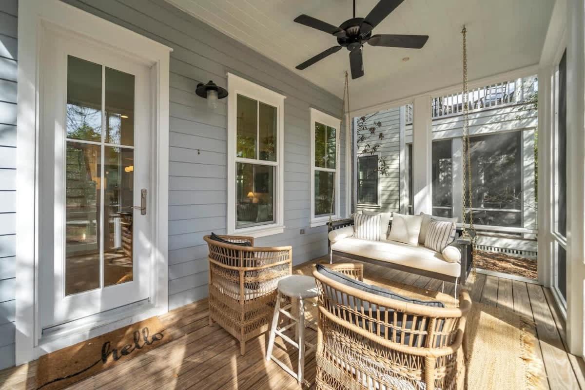 The Birdhouse In Luxury Watercolor Brand New 6 Seat Golf Cart Villa Santa Rosa Beach Exterior photo