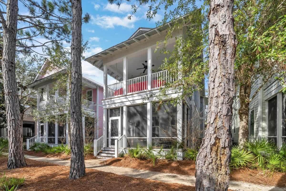 The Birdhouse In Luxury Watercolor Brand New 6 Seat Golf Cart Villa Santa Rosa Beach Exterior photo