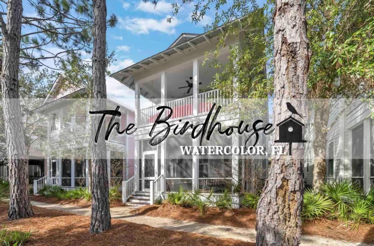 The Birdhouse In Luxury Watercolor Brand New 6 Seat Golf Cart Villa Santa Rosa Beach Exterior photo