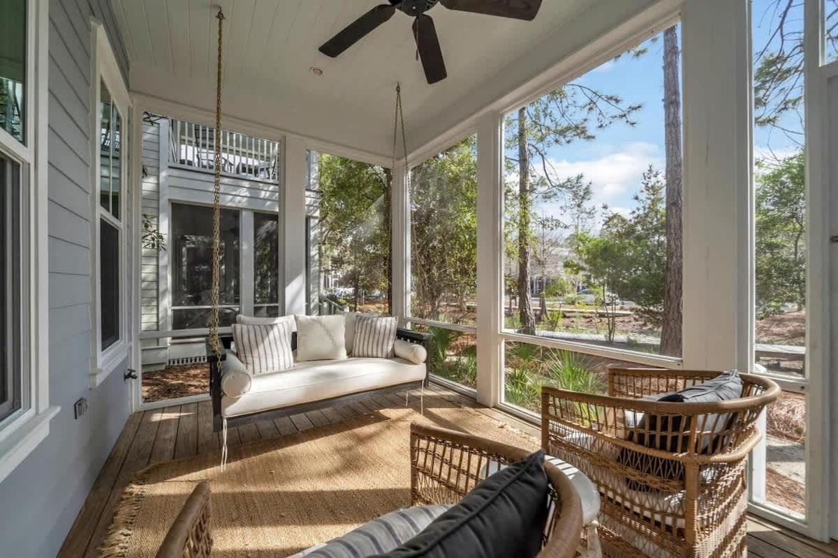 The Birdhouse In Luxury Watercolor Brand New 6 Seat Golf Cart Villa Santa Rosa Beach Exterior photo